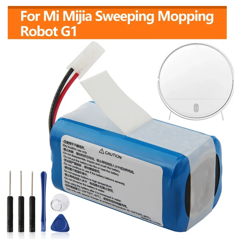 Replacement Battery For Xiaomi Mijia Mi Sweeping Mopping Robot Vacuum Cleaner G1 2600mAh