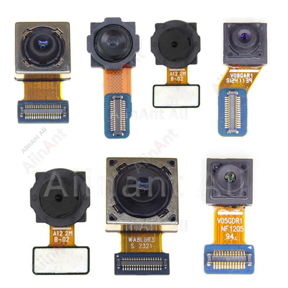 

AiinAnt Small Front Selfie Back Macro Depth Wide Main Rear Camera Flex Cable For Samsung Galaxy M13 4G 5G M135F M136B Parts