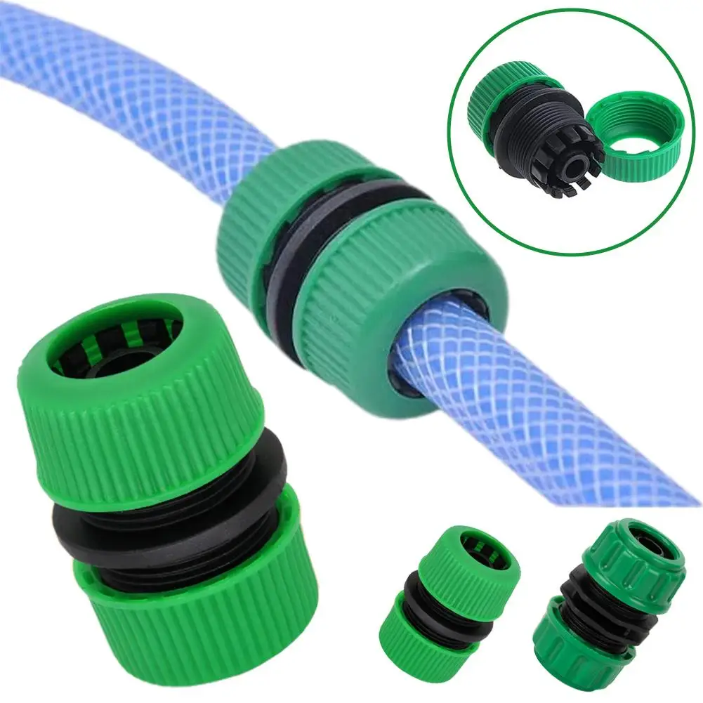 Garden Watering Hose ABS Quick Connector 1/2” End Double Male Hose Coupling Joint Adapter Extender Set For Hose Pipe Tube