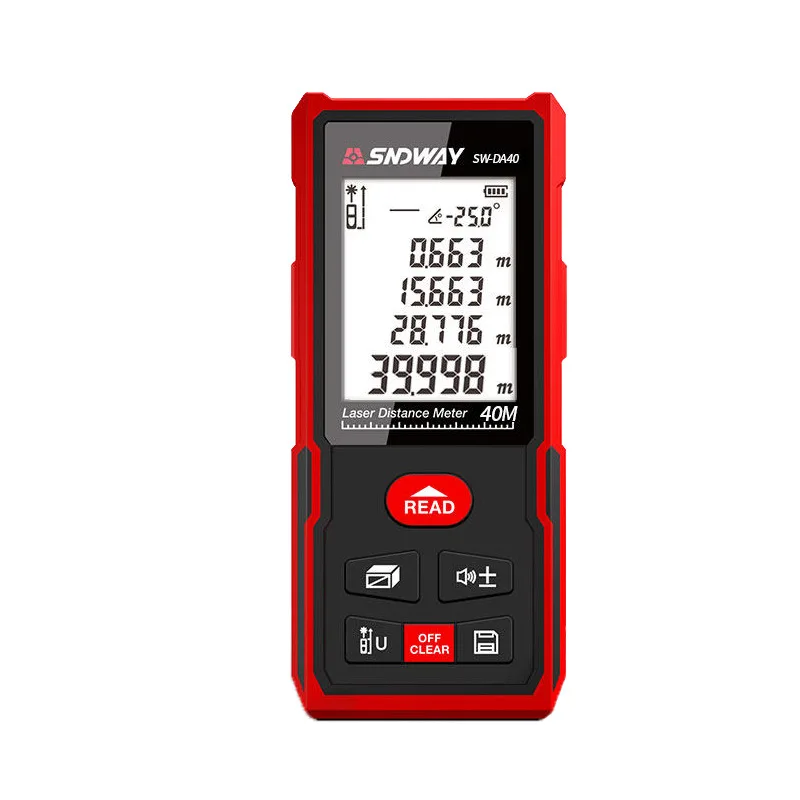 

DB50/70 Laser Distance Meter Digital Rangefinder Distance Area Volume Self-calibration Professional Laser Tape Measure Meter