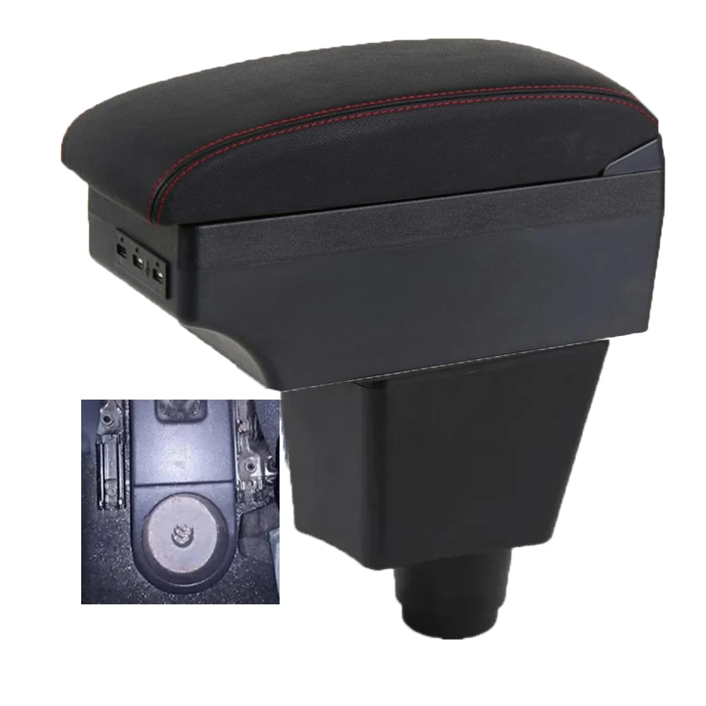 For Dacia Dokker Armrest Box Logan 2 Universal Car Central Armrest Storage Box modification accessories