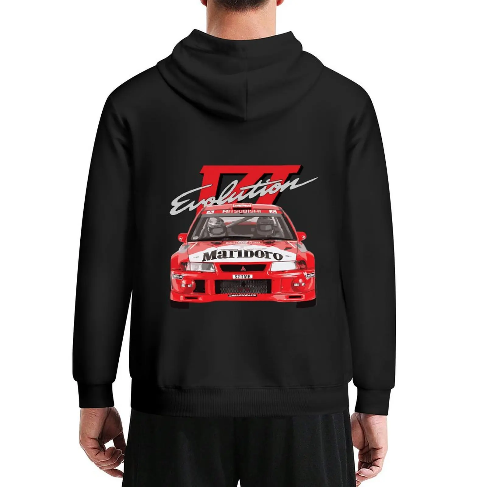 

Evo 6 Vi Tme Wrc Ralliart Mitsubish Evolution Enkei Tommi Mkinen Hoodie blouse male clothes mens clothing new hooded tee