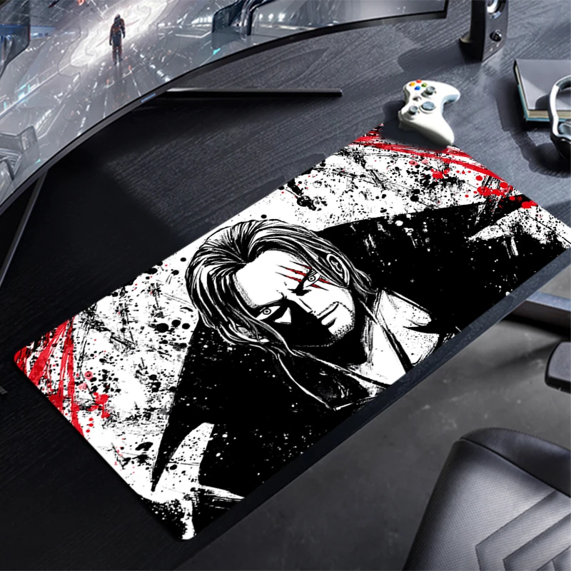 Tapis de Souris Gaming XXL One Piece Anime – Grand Tapis de Clavier et Souris XXL en Caoutchouc pour Ordinateur Portable