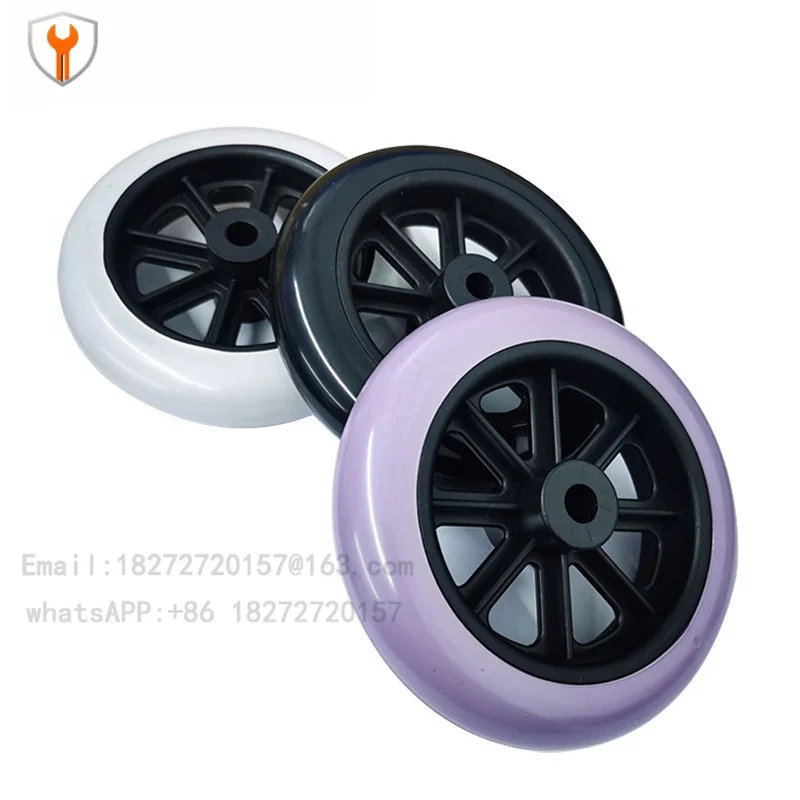 walker trolley pedal accessories 4 inch casters directional  universal wheel auxiliary rubber universal