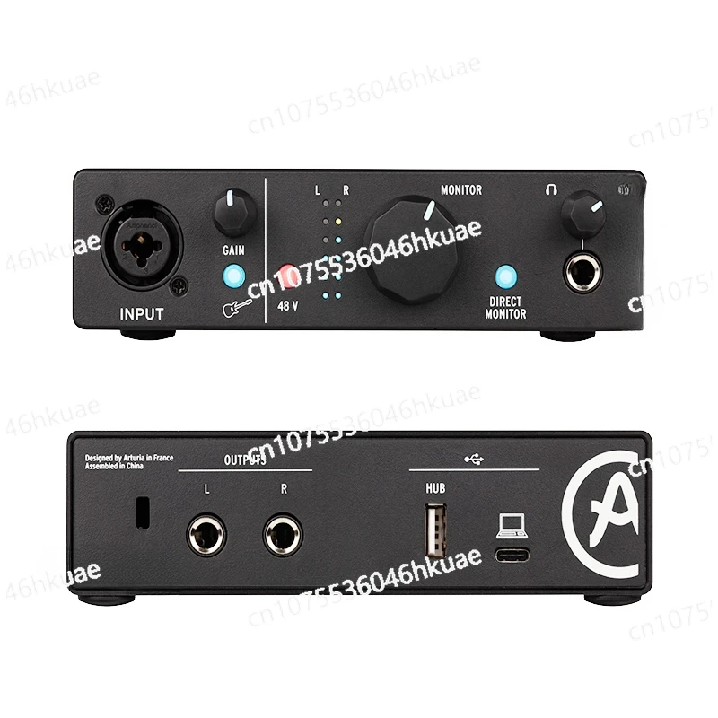 1 USB External Sound Card MIDI Recording Interface Plug and Play for Broadcasting,performance and Production