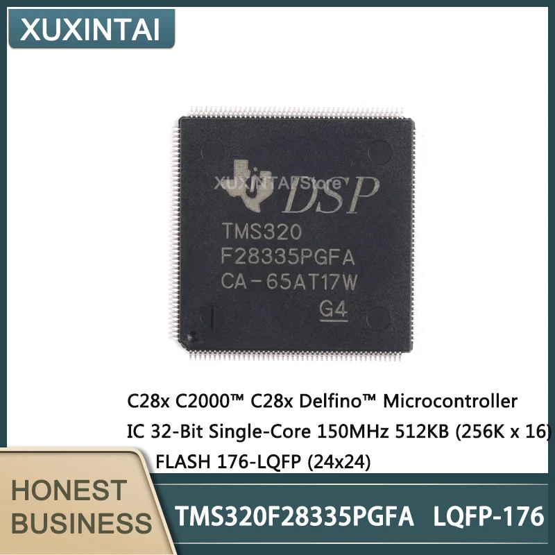 5Pcs/Lot   New Original  TMS320F28335PGFA  TMS320  Microcontroller IC 32-Bit Single-Core 150MHz 512KB (256K x 16)