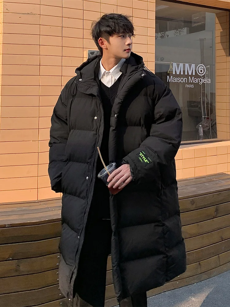 

Мужская зимняя утепленная куртка в американском стиле, средней длины, с хлопковым наполнителем, в стиле милитари, модный бренд