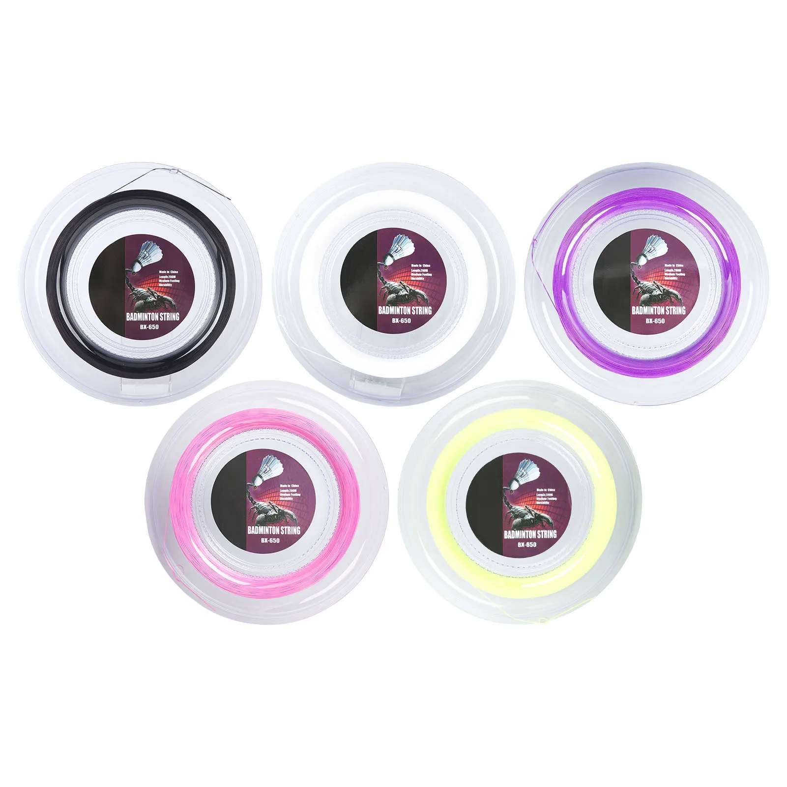 0.72mm 200m Badminton Racquet String Nylon Badminton Training Racket String Line BX 650 Badminton Line Badminton Racquet String