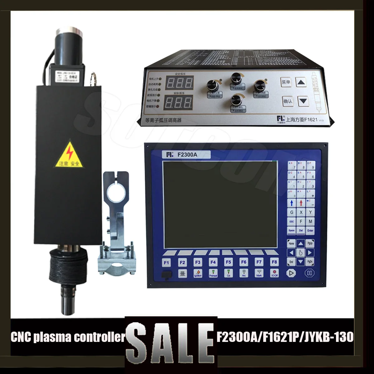 F2300a Plasma 2 แกน Cnc Controller ชุด F1621p/hp105/thc Lifter จังหวะ 130 มม.Ykb-130-dc24v/gh สําหรับเครื่องตัดพลาสม่า