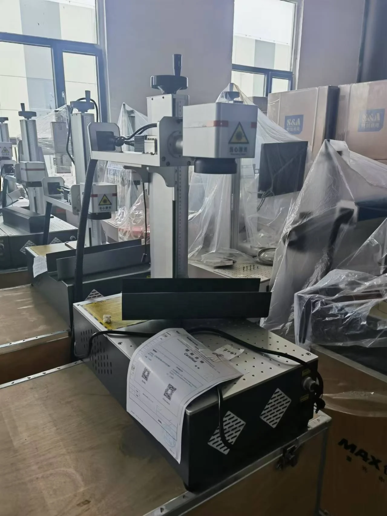 CNC LY 20W/30W/50W Desktop Fiber Laser Engraver | For Metal & Plastic Industrial Marking | Raycus Laser Source | CE Certified