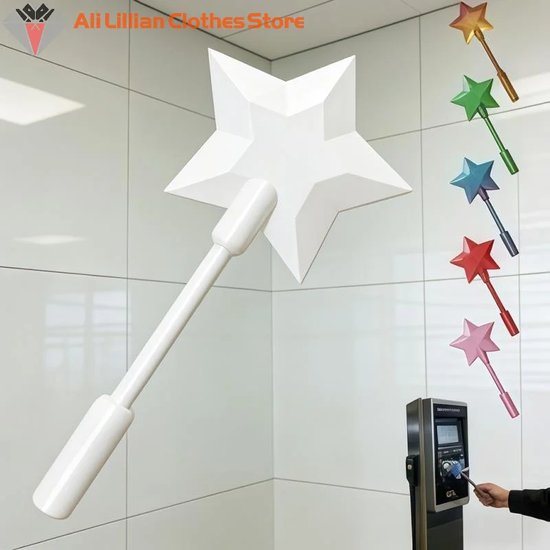New.Creative 3D Printed Wand Tap To Pay Portable Cute Star Magic Wand Holder Funny Lightweight Credit Card Holder Daily Use