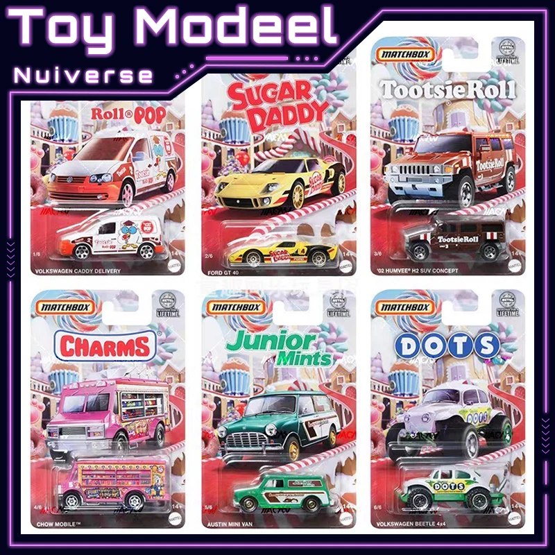 

Matchbox Colorful Candy Series 1/64 Themed Ford Hummer Mini Austin Volkswagen Diecast Alloy Car Model Simulation Car Boy Toy Gif