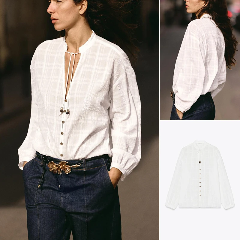 春の新作 レディース カジュアル ロングスリーブ ラウンドネック 木製ボタン レイヤード装飾 シンプル スタイリッシュ 通勤 ウィンドブレーカー...