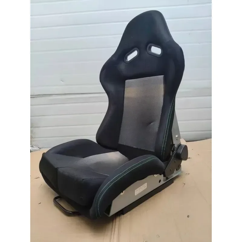 2026for VELOT illest Racing Seat Black Suede Universal Car Sport Seat High Back Design Side Bolsters