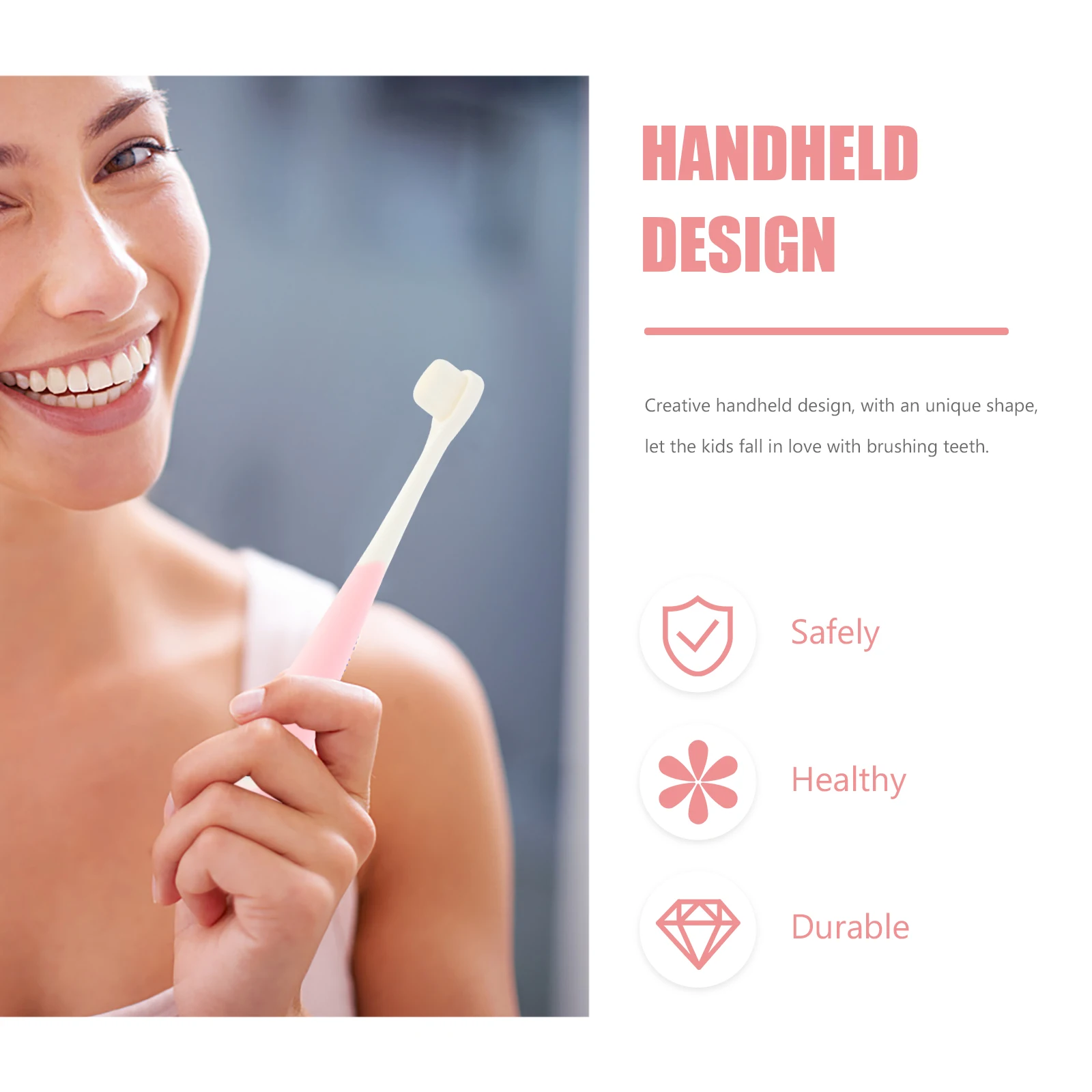 

3Pcs Kid Toothbrushes Soft Bristle Manual Toddlers Toothbrushes Portable Kids Travel Teeth Cleaning Brush Kids Travel Toothbrush