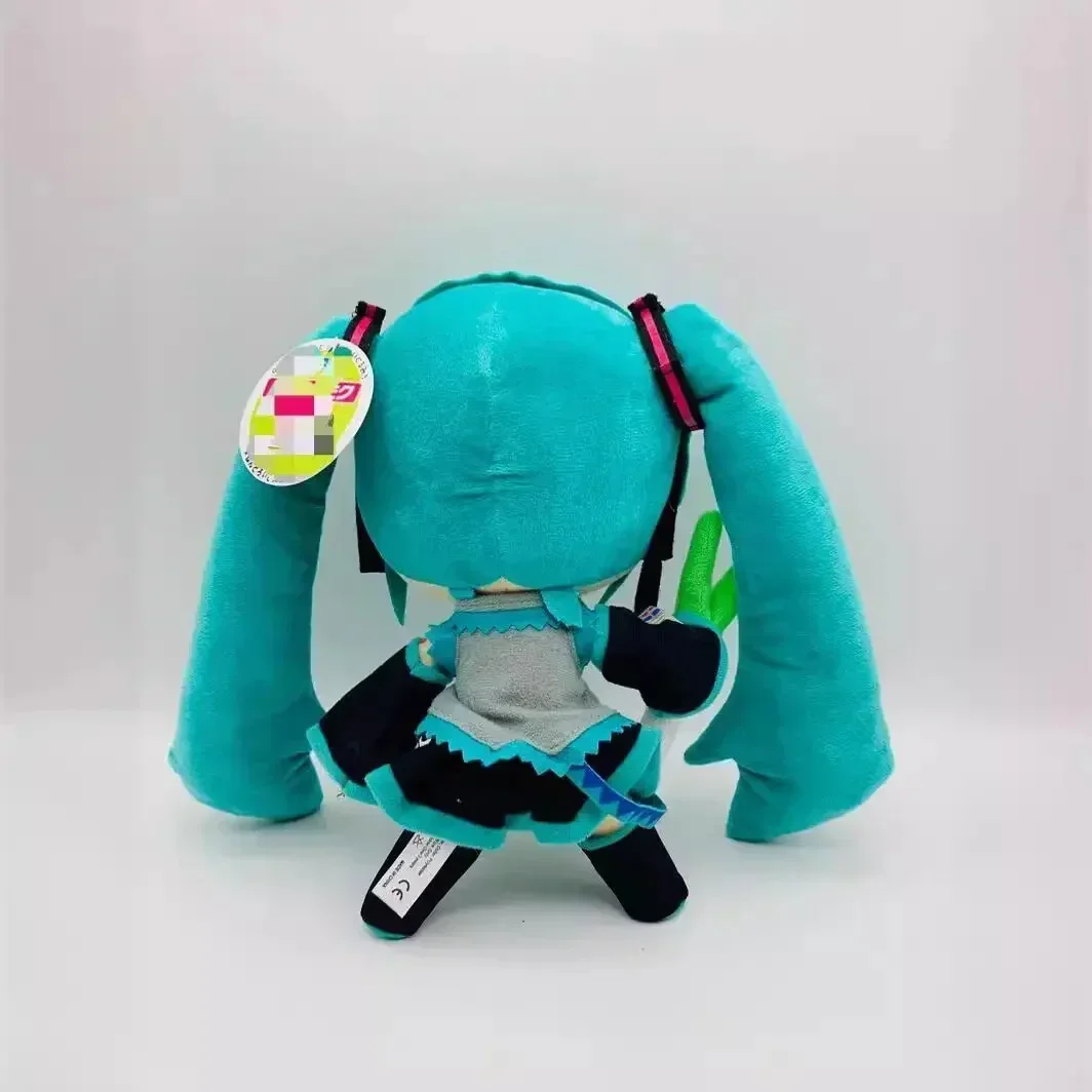 Adorable Hatsune Miku Plush Fluffy Anime Stuffed Doll with Signature Pigtails Cuddly Figure for Collectors & Gift Giving