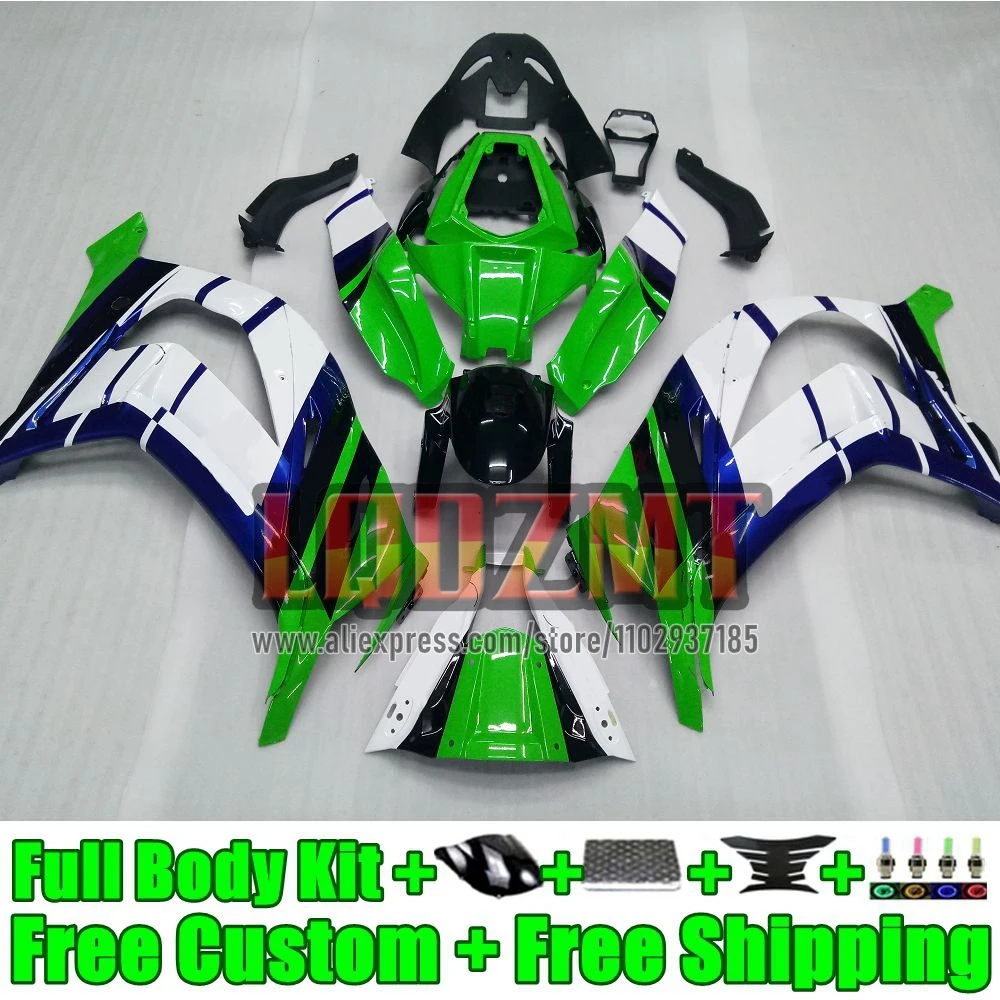 Injection Frame For KAWASAKI NINJA ZX 1000 10R 53No.64 green blue ZX10R 2016 2017 2018 2019 2020 ZX-10R 16 17 18 19 20 Fairing