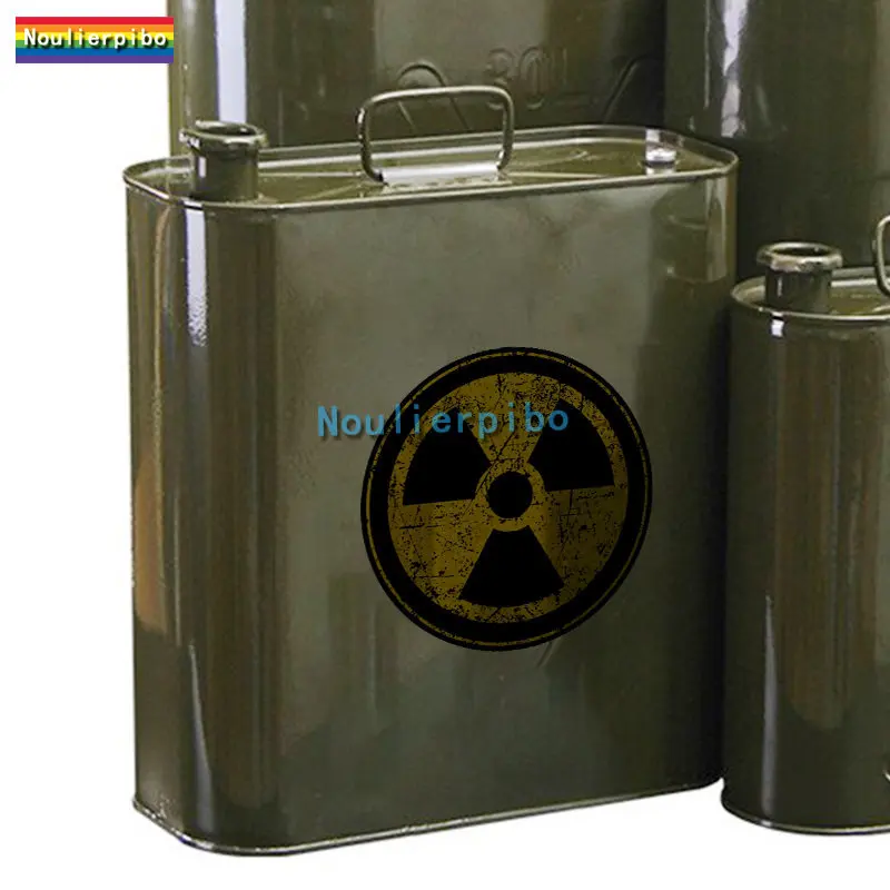 Personalized Nuclear Waste Science Vinyl Car Stickers Waterproof Scratch-resistant Automobile Motorcycle PVC Decal