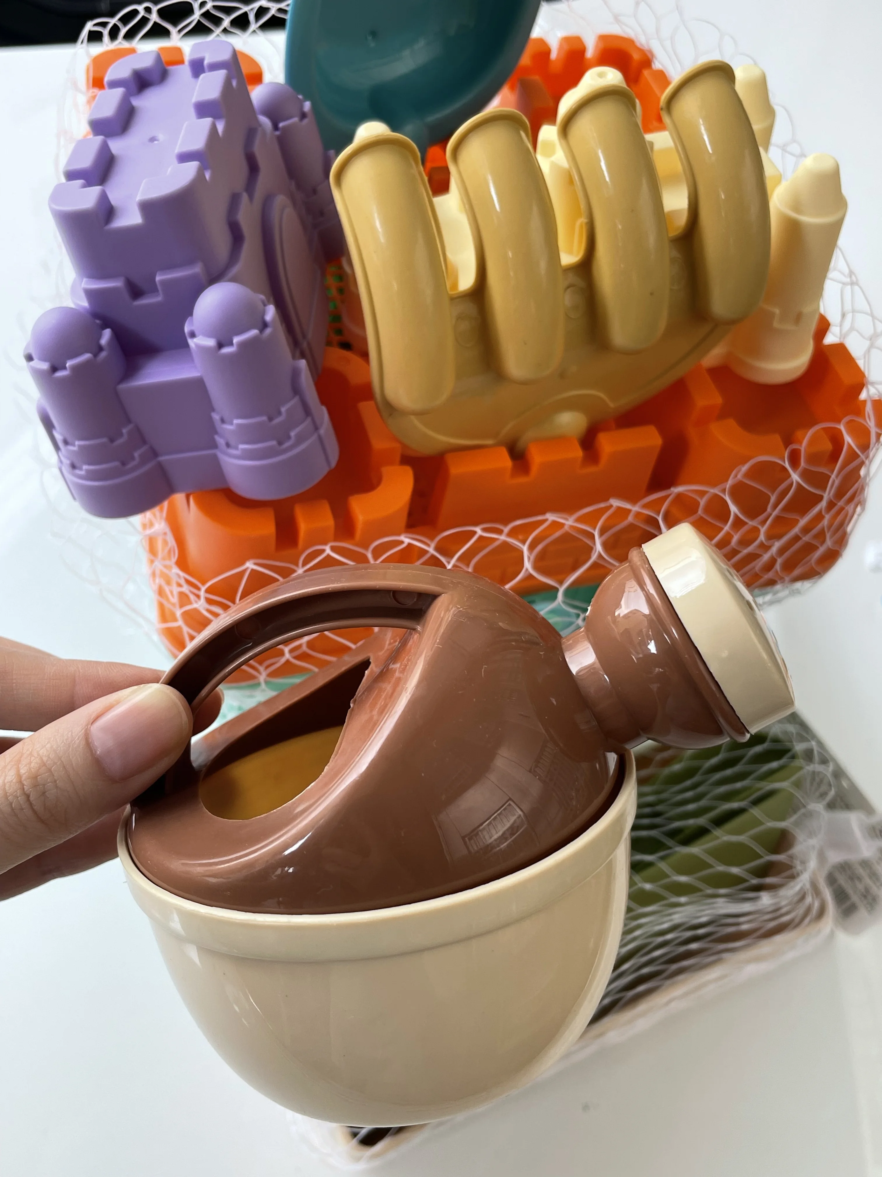 Strandkasteel Emmer Spelen Zandset Speelgoed Zandschep Kinderen Zomerspeelgoed Zandspeelgoed Zandbak voor kinderen Buiten Familie Grappige geschenken