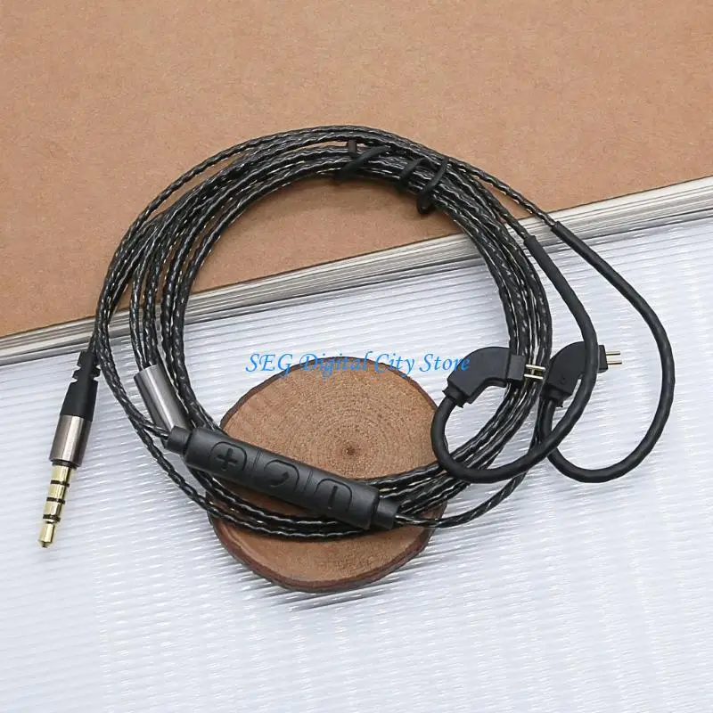 

U75B Headphone Cable 0.78 3.5MM Interchangeable Upgraded Cable Ergonomic Angled Conne