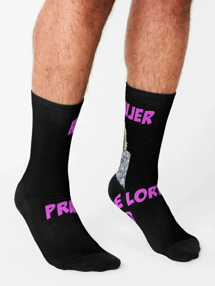 HALLELUJER PRAISE THE LORT Socks بالجملة جوارب الهوكي الرائعة للنساء والرجال