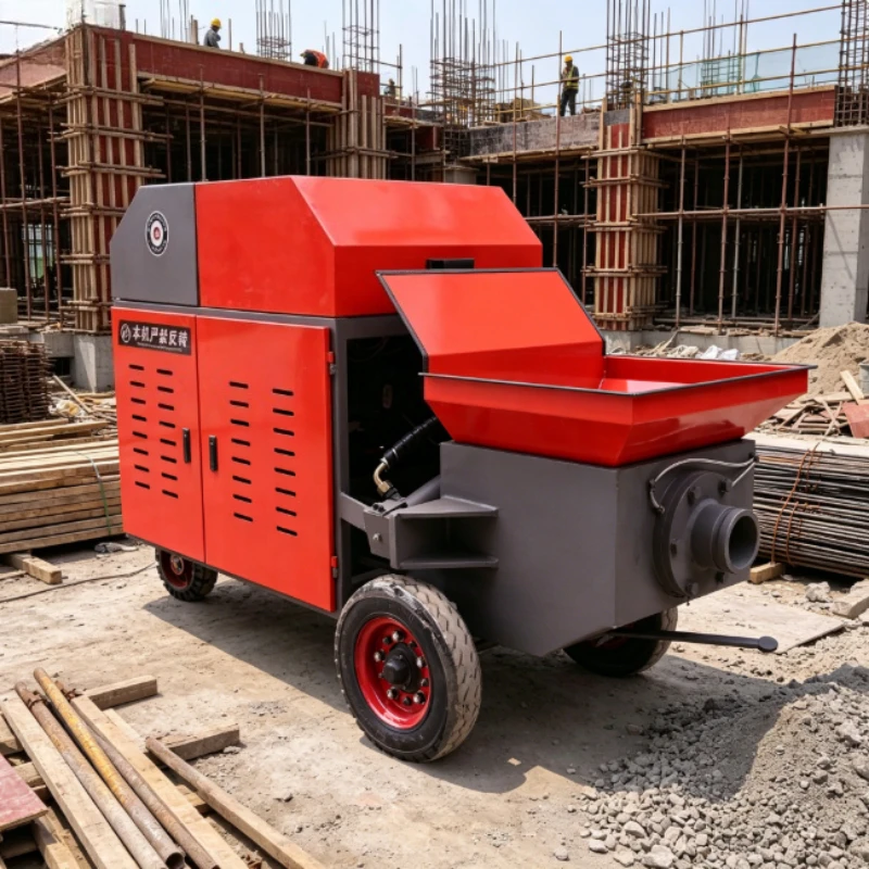 Customized CE Approved Diesel Concrete Pump Standard Equipment For Civil Engineering And Building Projects