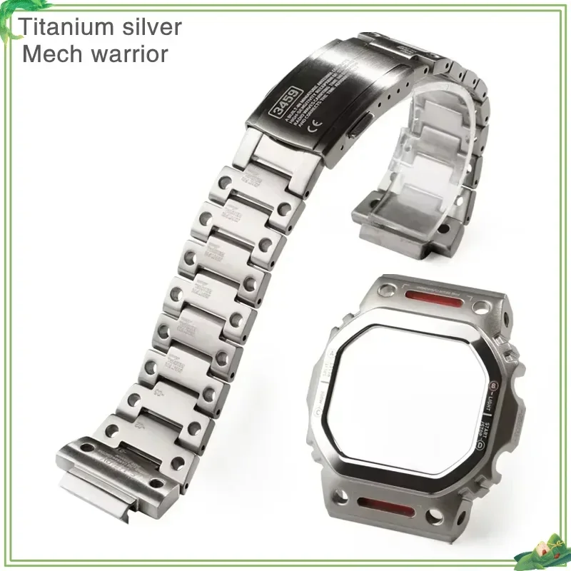 Case 5600 5610 GMW-B5000 5035 Titanium  Mod Kit For Casioak Watch Metal Bezel And Strap G5600E GWB5600 GWM5610 DW5600 With Tools