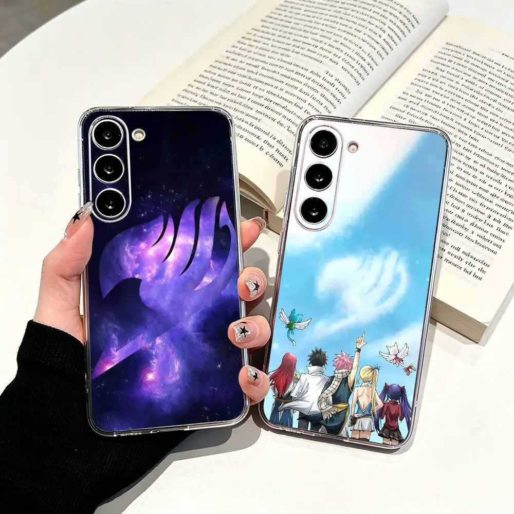 FAIRY TAIL-NAKAMA--Anime Phone Case For Samsung Galaxy A71,A70,A52,A51,A40,A30 Transparent Cover
