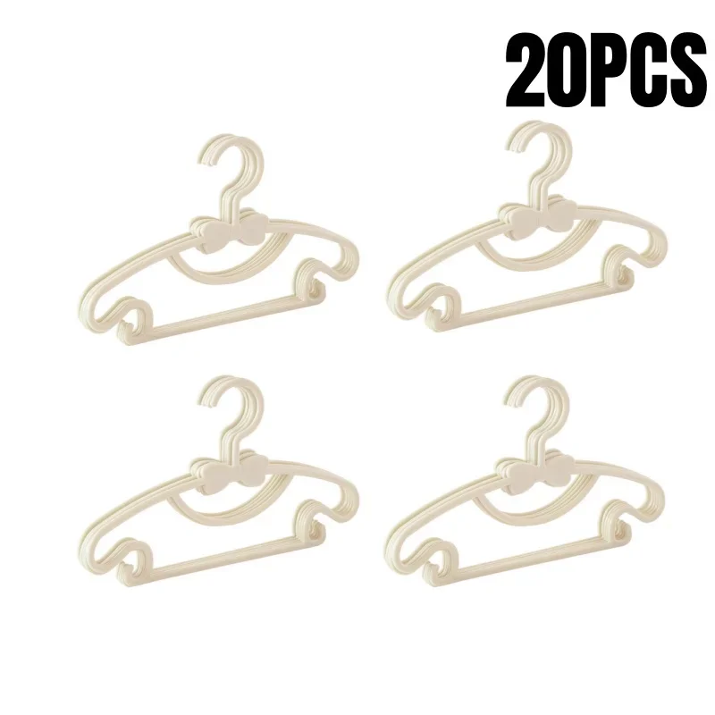 5-50 Stuks Baby Hangers Plastic Kinderkleding Opslag Hanger voor Kwekerij Kinderen Hangers Peuter Baby Draagbare Jassen Thuis rek