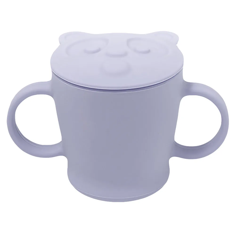 

1Pcs Silicone Baby Learning Cup Toddlers Training Drinking Cup Soft Smooth Edges Ergonomic Handle Infant Safe Material Spill