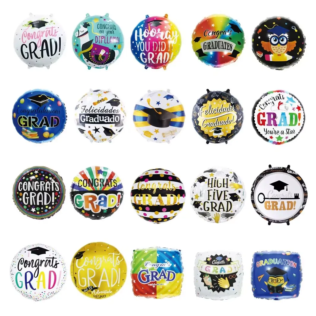 

50pcs Graduation Balloon Graduation Party Decoration 2022 Congratulation Helium Balloons Graduation High School Graduate Decor