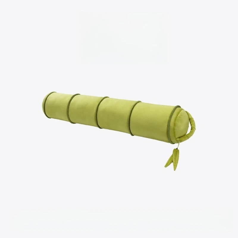 Almofada longa Almofada cilíndrica de bambu Homens e mulheres dormindo