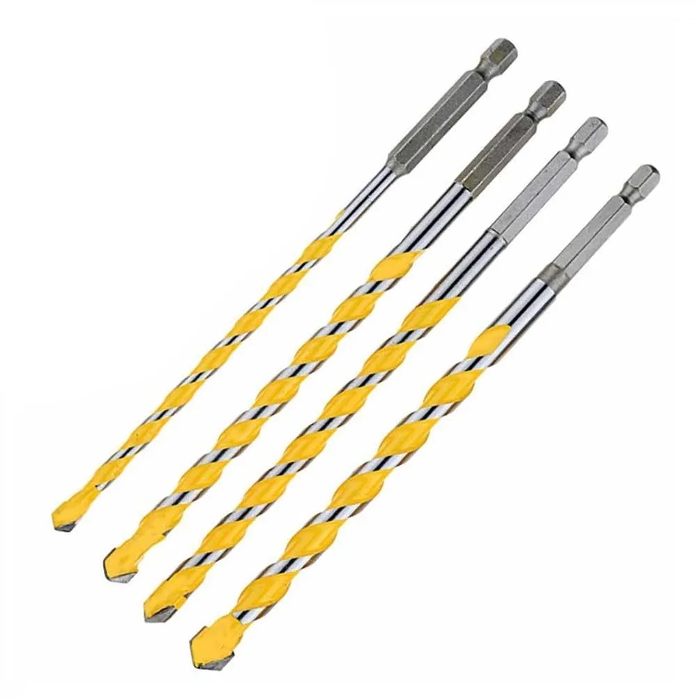 4pcs 5/6/8/10mm Tungsten Carbide Drill Bit 1/4