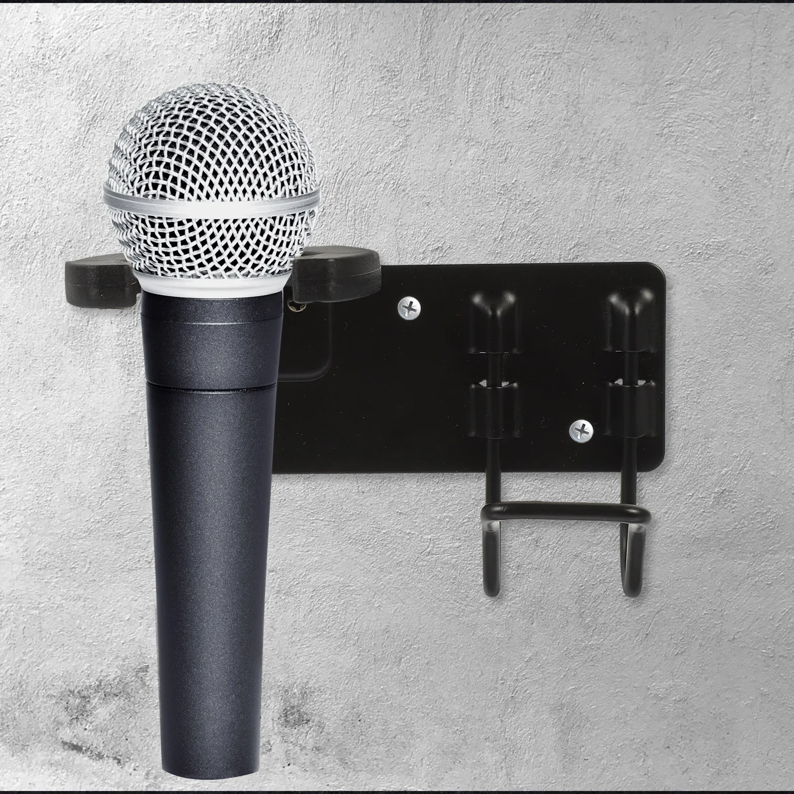 

Sturdy Mic Wall Hook Holder Heavy-Duty Metal Microphone Stand for Home Studio Reliable Mounting Solution Ktv Mic Accessories