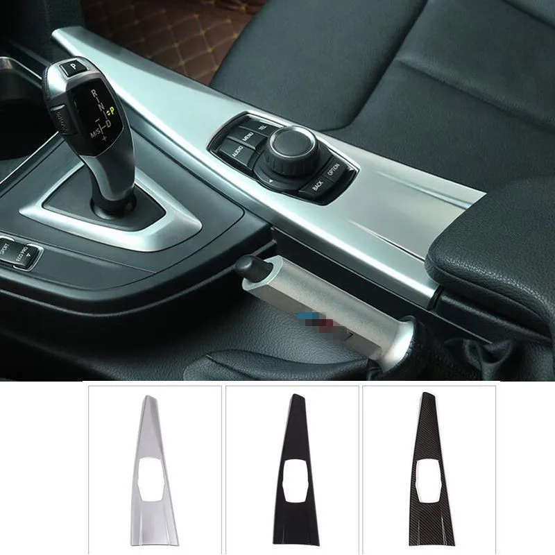 

Car Multimedia Panel Cover Trim Sticker for BMW 3 Series F30 F34 4 Series F33 F36 Carbon Fiber Interior Trim