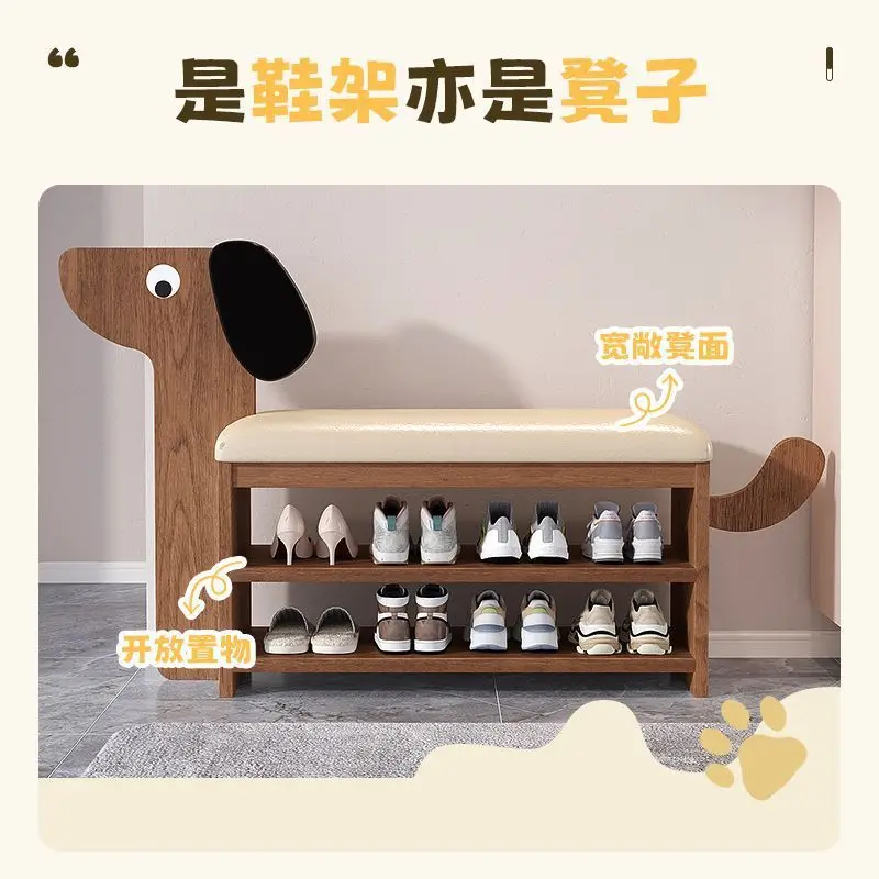 shoe changing stool, multi-layer, household, door, creative, shoe rack, integrated, soft bag