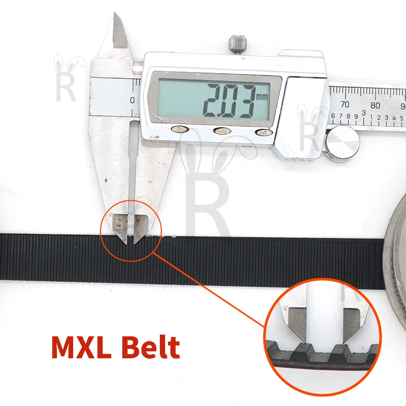 B27MXL to B82MXL MXL Timing Belt Width 5mm to 13mm MXL Type Belt MXL Toothed Drive Belt Closed Loop Belt MXL Synchronous Belt