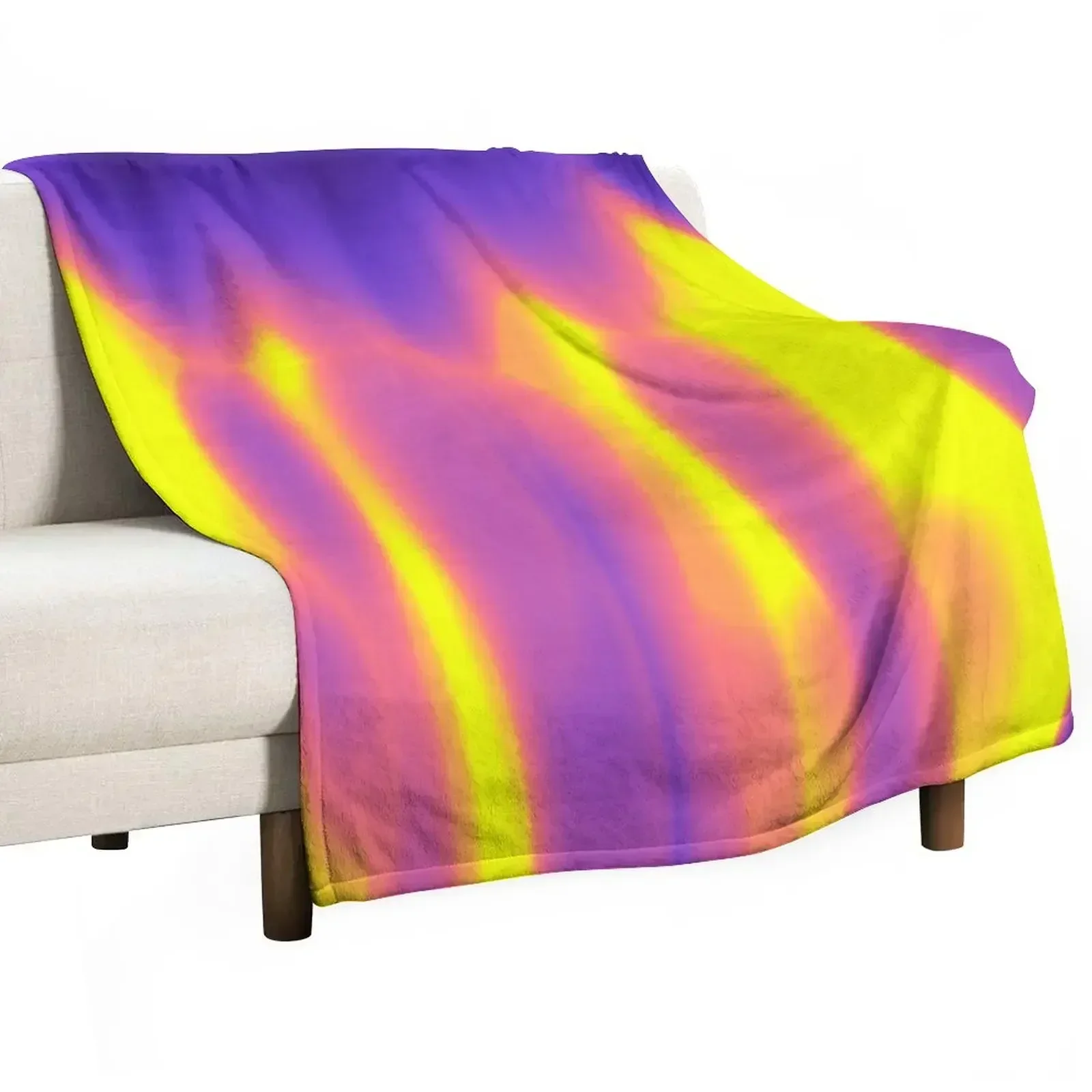 Holographic Gradient Ghost Throw Blanket manga Summer Beddings Softest Blankets Sofas Of Decoration Summer Cute Blankets