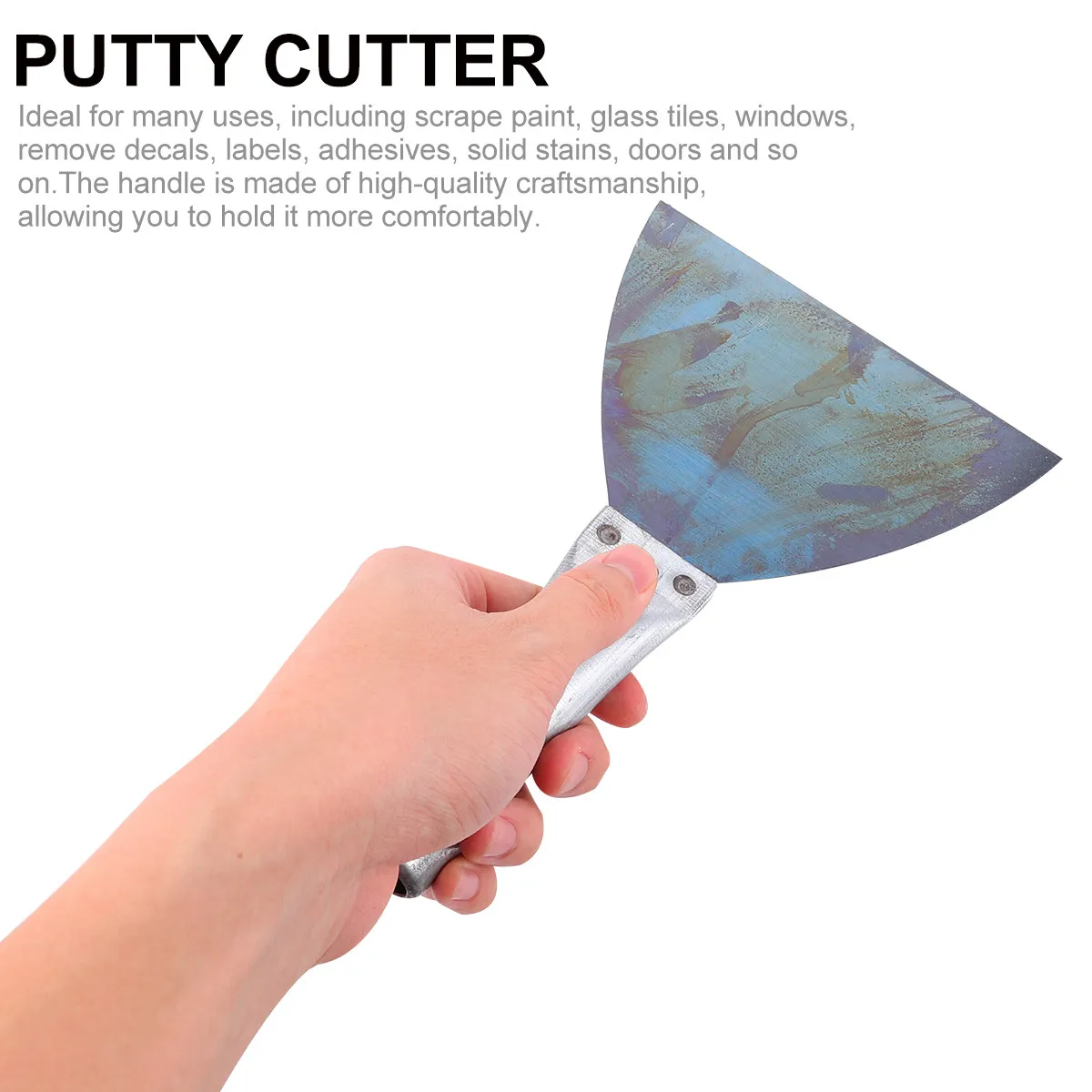 5Pcs Putty Knife Set High Quality Metal Scraper for Wall Cleaning Scraper Cutter Paint Removal Adhesive Sticker Removal Tool