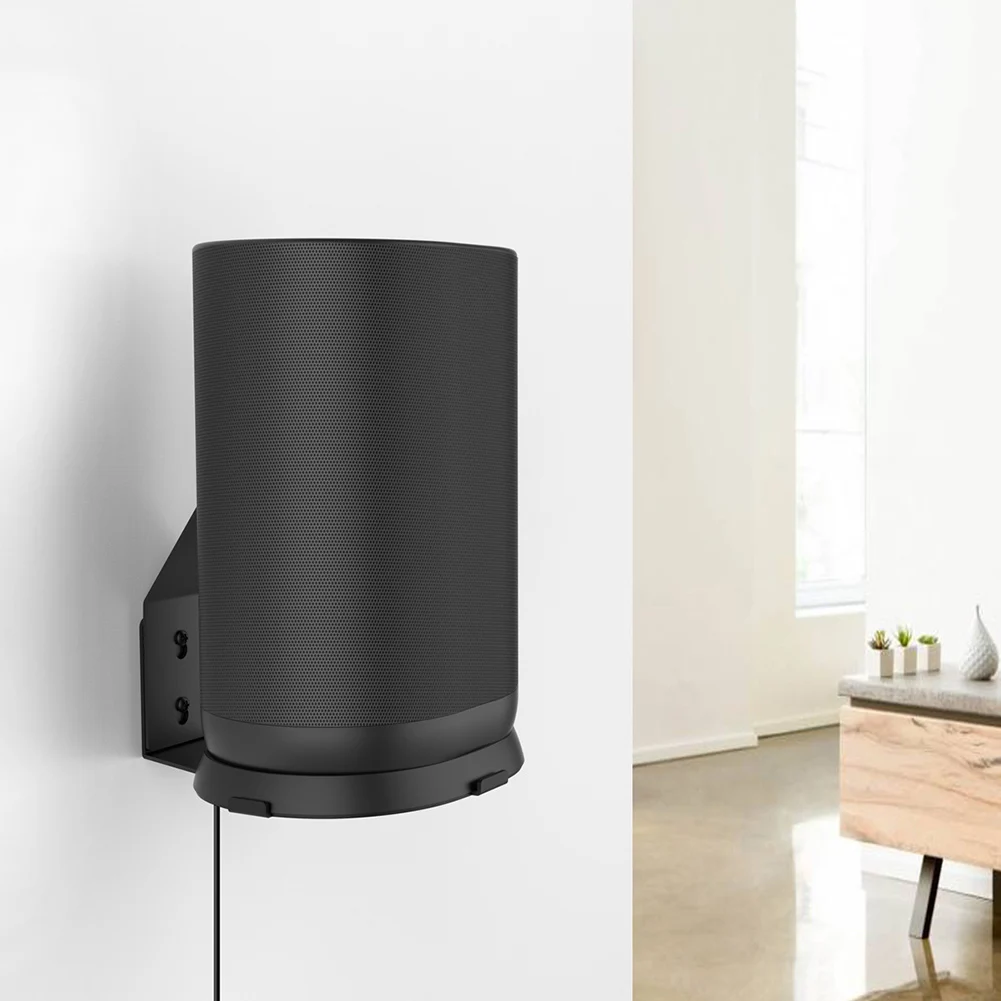 Speaker Wall Mount Holder Metal Fixed Bracket Base For Sonos Move2/move1 Speakers Space-Saving Storage Stand Accessories