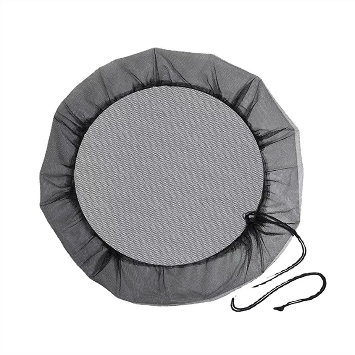 BHBL Mesh Cover for Rain with Drawstring,Rain Collection Barrels Netting Screen to Keep Leaves and Debris Out