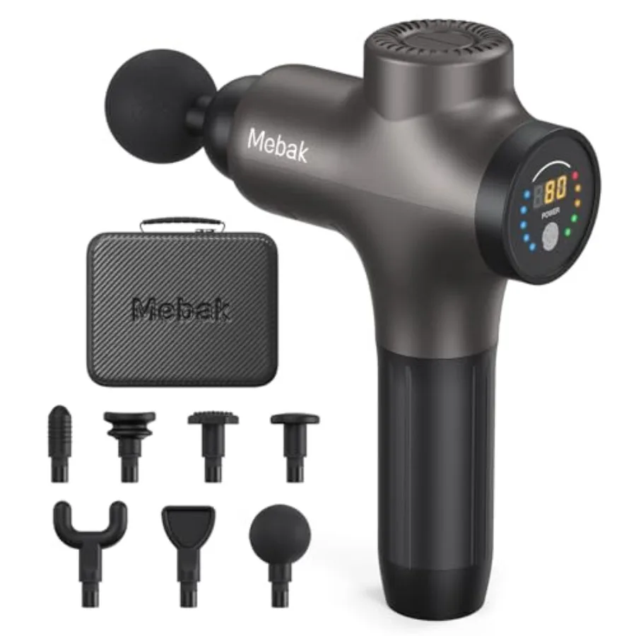 

Массажный пистолет для глубокого массажа тканей, профессиональный перкуссионный массажер для спортсменов, для плеч, ног, спины и всего тела