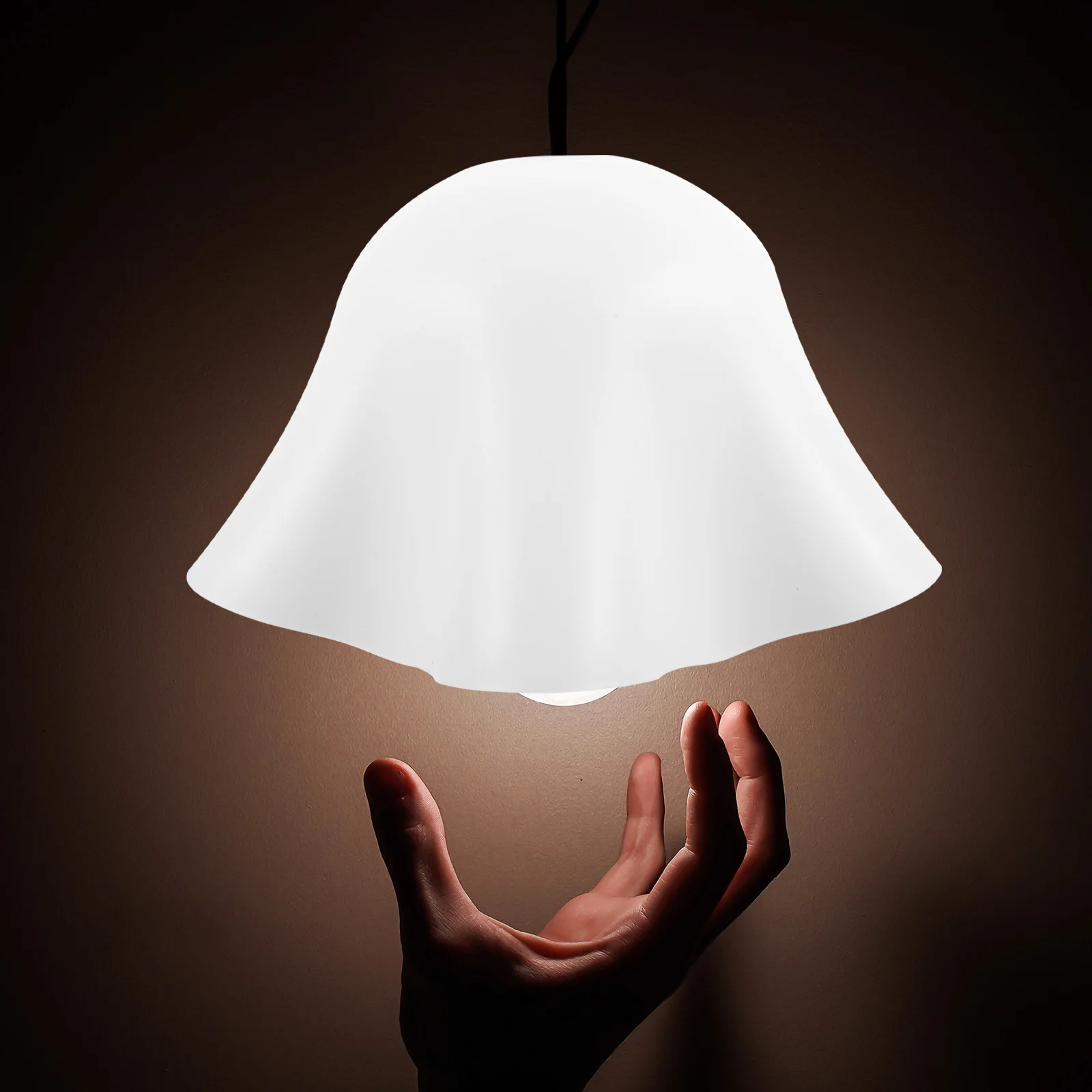 

Flower Acrylic Lamp Shade Decorative Ceiling Lamp Shade Replacement Soft Light Vintage Style for Home Hotel Restaurant