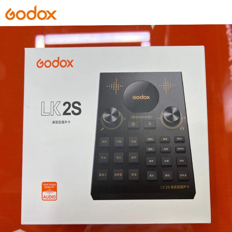 GODOX LK2S Microphone Live external sound card mobile phone computer  USB Mic Recording Sound Cards studio equipment