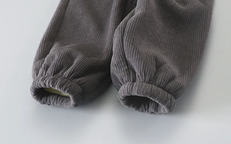 ZOETOPKID Winter Jungen Warme Hosen Dicke Plus-Velours-Hosen Kinder Gepolsterte Baumwoll-Lange Hosen Herbst Teenager Lässige Cordhosen – Detail 10