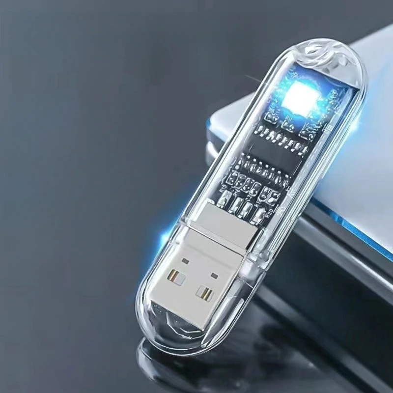 Smart Voice Control Night Light USB Plug‑in LED Voice‑activated Lamp Bedside Sleep Light