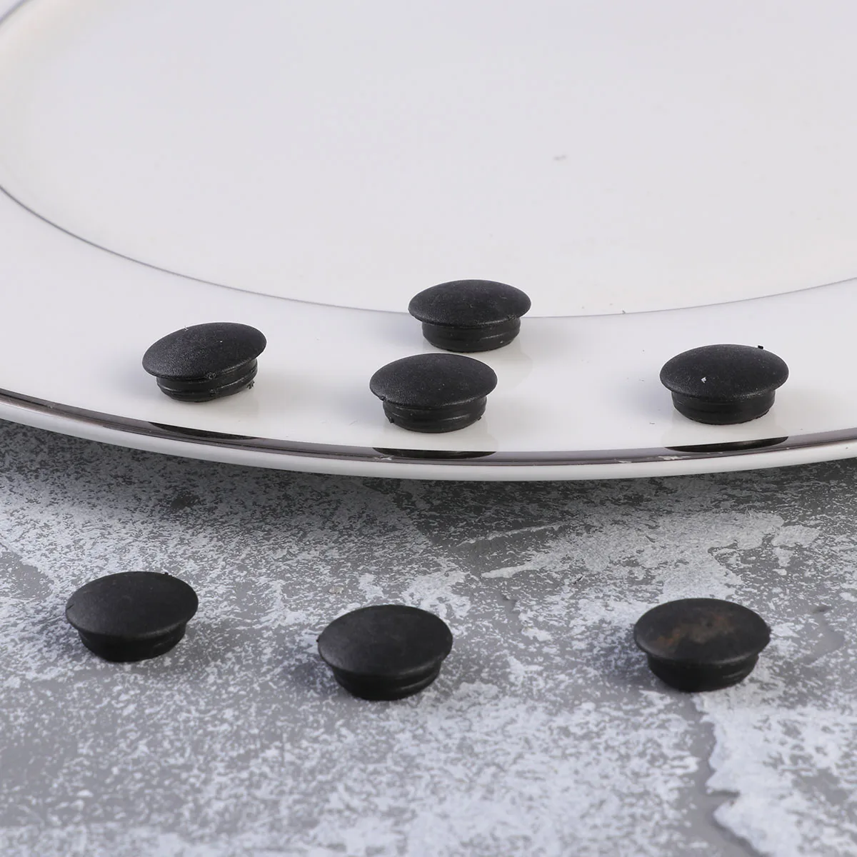 50 قطعة 12 مللي متر غطاء المسمار قبعات المفصلي الزخرفية لخزانة نافذة الباب الأثاث الأبيض المفصلي غطاء ألواح الترباس اخفاء الجوز #1