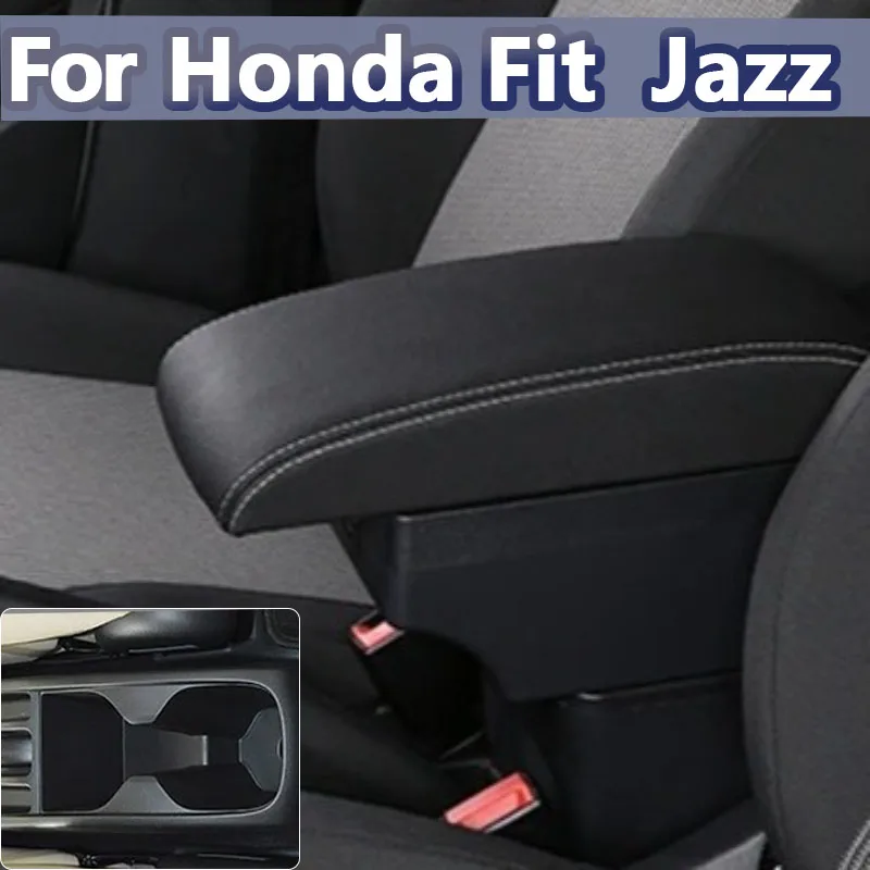 

Для Honda City Подлокотник для Honda New City Автомобильный подлокотник для интерьера Специальный модернизированный центральный ящик для хранения автомобильных аксессуаров
