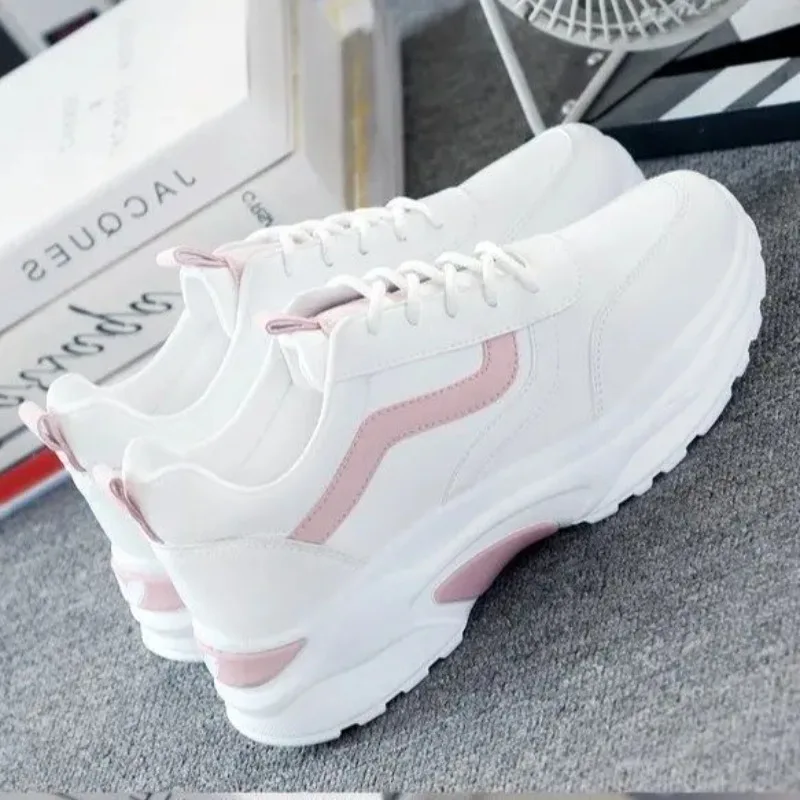 

Spring Autumn Women Casual Shoes Comfortable Breathable Mesh Sneakers Womens's Zapatos Mujer Flat White Sneakers Vulcanized Shoe