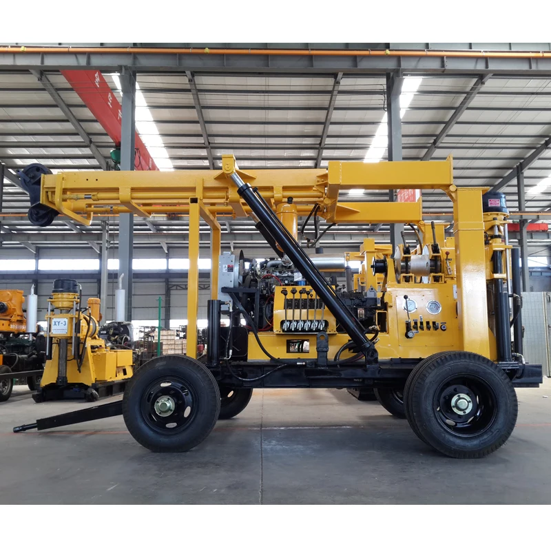 

100m 200m 300m Hydraulic Core Water Well Drilling Rig Mobile Water Well Drilling Machine